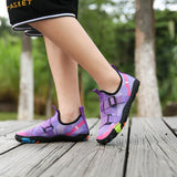 Riemen violett Wasserschuhe