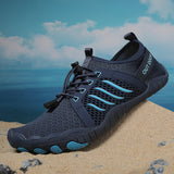 Blaue Aquapop-Wasserschuhe