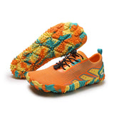 Orangefarbene Aquafun-Wasserschuhe
