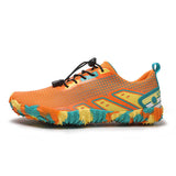 Orangefarbene Aquafun-Wasserschuhe