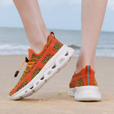 Orangefarbene AquaVibe-Wasserschuhe