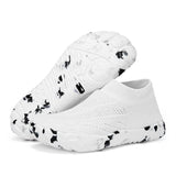 Weiße Aquasoft-Strandschuhe