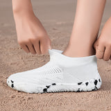 Weiße Aquasoft-Strandschuhe