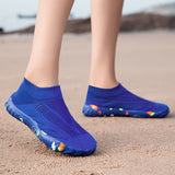 Blaue Aquasoft-Strandschuhe