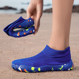 Blaue Aquasoft-Strandschuhe