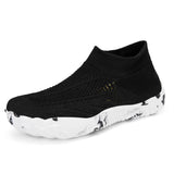 Schwarze Aquasoft-Strandschuhe