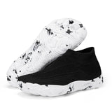 Schwarze Aquasoft-Strandschuhe
